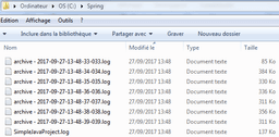 Log4j - Time based triggered files - 2017-09-27