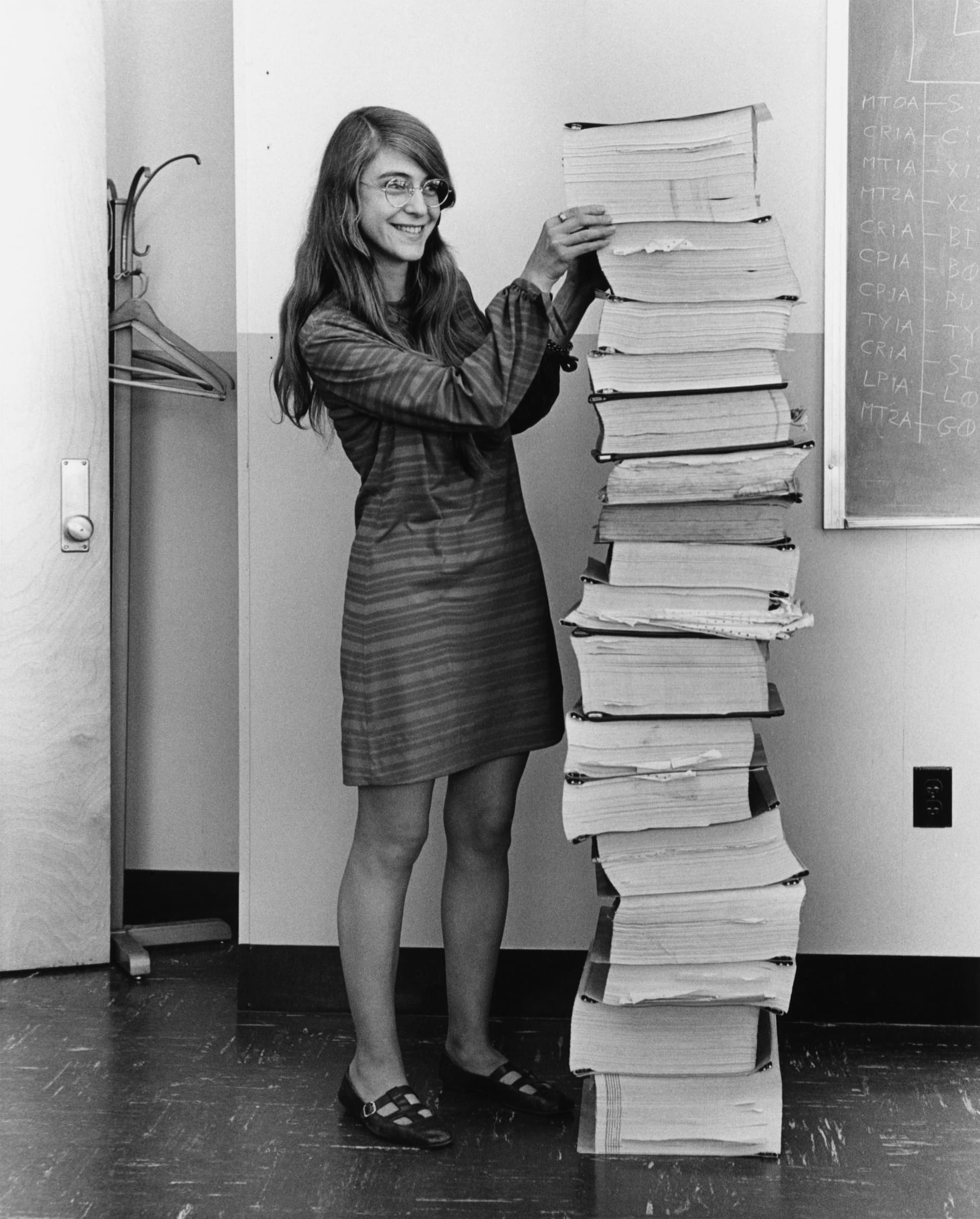 Margaret Hamilton with Apollo guidance software